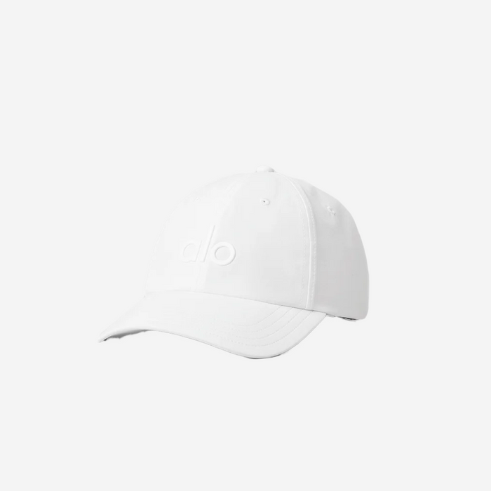 ALO YOGA PERFORMANCE OFF-DUTY CAP WHITE
