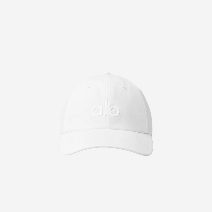 ALO YOGA PERFORMANCE OFF-DUTY CAP WHITE