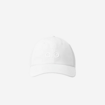ALO YOGA PERFORMANCE OFF-DUTY CAP WHITE
