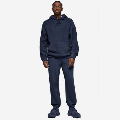 ALO YOGA TRIUMPH RESTORE HOODIE NAVY