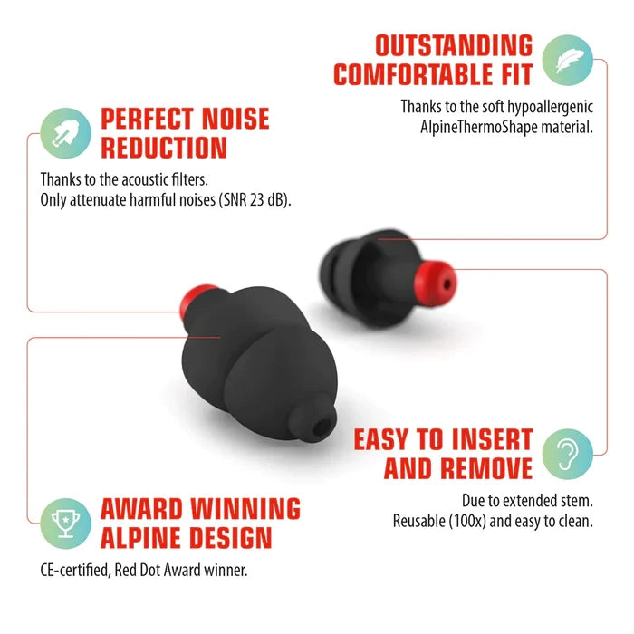 Alpine WorkSafe Reusable Earplugs