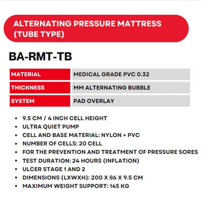 Alternating Pressure Mattress (Tube Type) | Hopkin