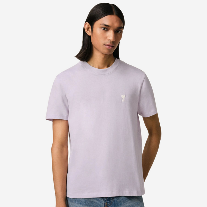 AMI PARIS LILAC T-SHIRT