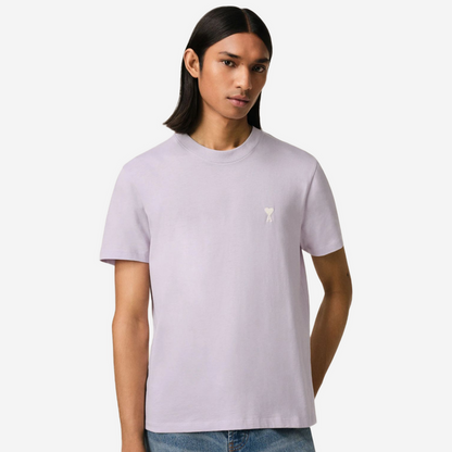 AMI PARIS LILAC T-SHIRT