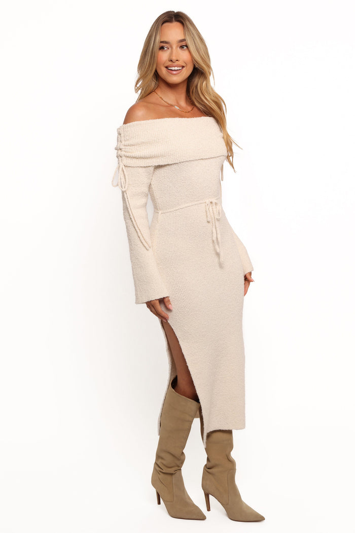 Petal and Pup USA DRESSES Annabelle Midi Dress - White