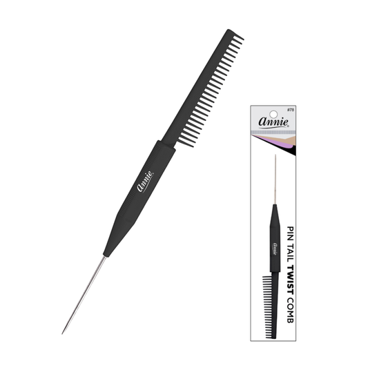 Annie Pin Tail Twist Comb, 1 Count, Black