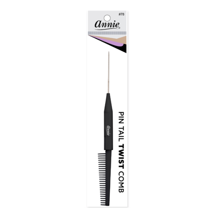 Annie Pin Tail Twist Comb, 1 Count, Black