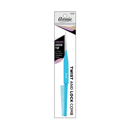 Annie Twist & Lock Comb with Crochet Hook, 1 Count, Assorted