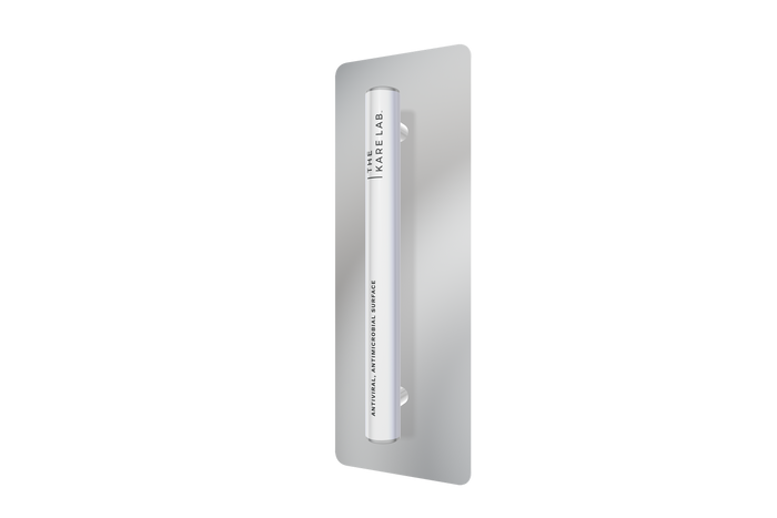 Antiviral, Antimicrobial Silver Pull Door Wrap Large