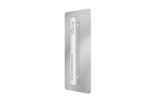 Antiviral, Antimicrobial Silver Pull Door Wrap Large