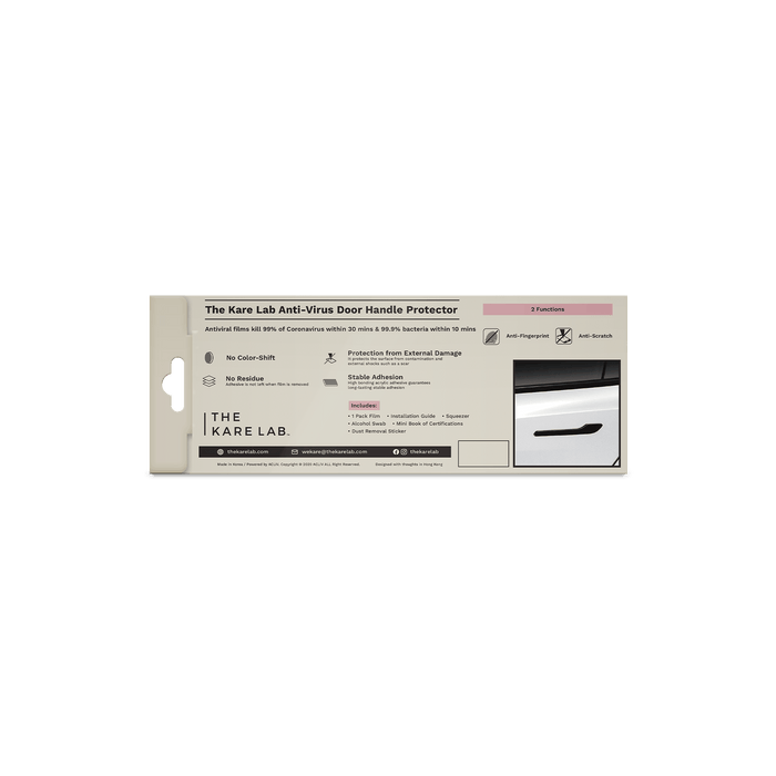 Anti-Virus Tesla Door Handle Protector Gloss/ Matt - The Kare Lab