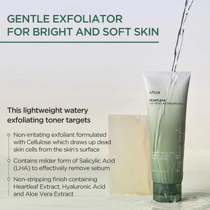 ANUA Heartleaf LHA Moisture Peeling Gel 120 mL