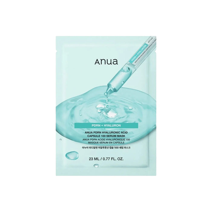 ANUA PDRN Hyaluronic Acid Capsule 100 Serum Mask - veido kaukė