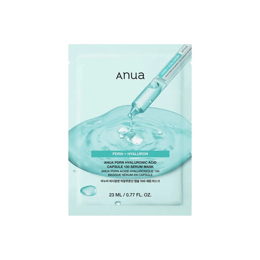 ANUA PDRN Hyaluronic Acid Capsule 100 Serum Mask - veido kaukė