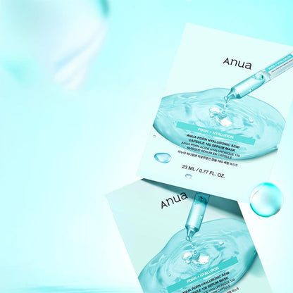 ANUA PDRN Hyaluronic Acid Capsule 100 Serum Mask - veido kaukė