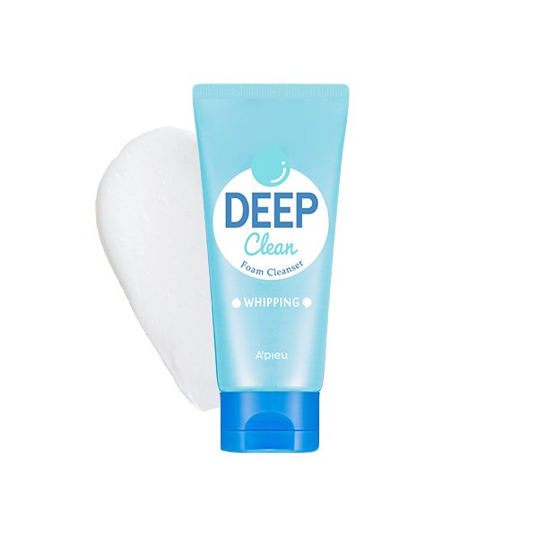 A'PIEU Deep clean foam cleanser whipping غسول البشرة من ايبيو