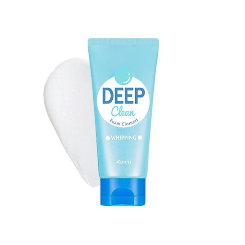 A'PIEU Deep clean foam cleanser whipping غسول البشرة من ايبيو