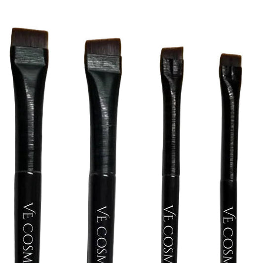 Angled eyeliner and brow brush set by VE Cosmetics