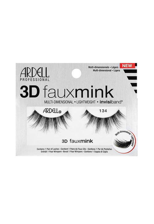 Ardell 3D Faux Mink Lashes Black 134