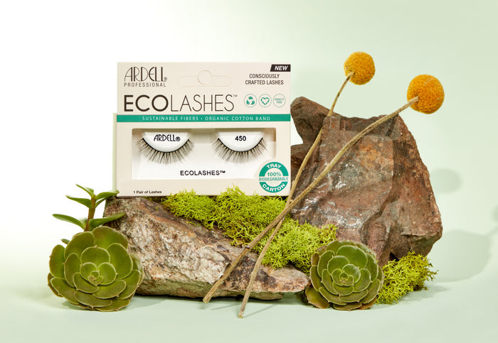 rdell's Ecolashes 450 with multi-layered strand, medium volume, medium length and rounded shape lash