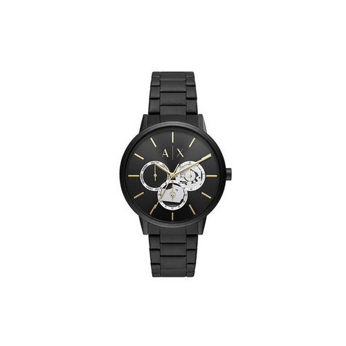 Armani Exchange Multifunction Black Stainless Steel Watch