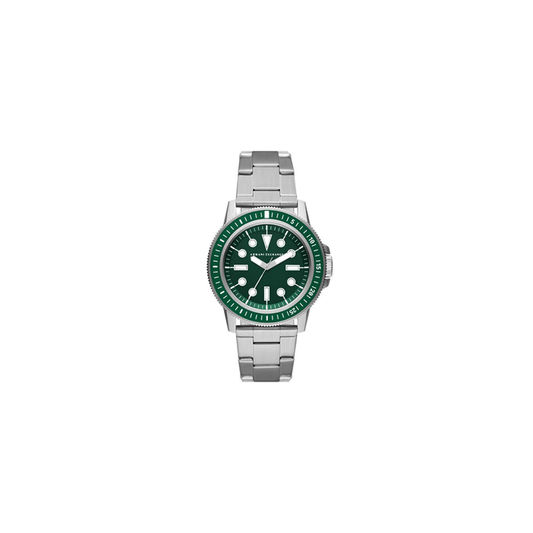 Armani Exchange Three-Hand Stainless Steel Watch