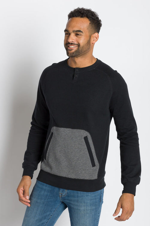 Ashe | Men's Plated Henley Top
