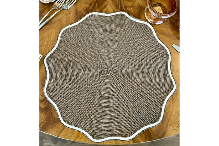 Autumn Oxford Piped Placemat