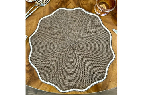 Autumn Oxford Piped Placemat