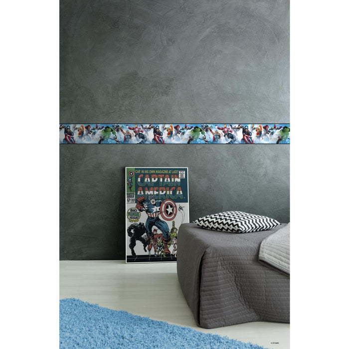 Marvel Avengers Peel & Stick Wallpaper Wall Border - EonShoppee