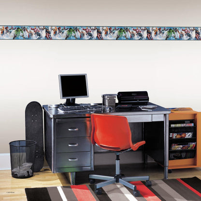 Marvel Avengers Peel & Stick Wallpaper Wall Border - EonShoppee