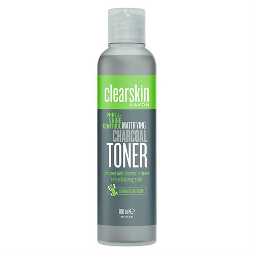 Avon Clearskin Pore & Shine Control Mattifying Charcoal Toner - 100ml