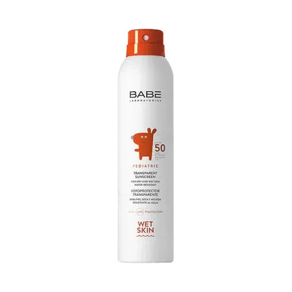 BABE Pediatric Transparent Sunscreen Wet Skin SPF 50