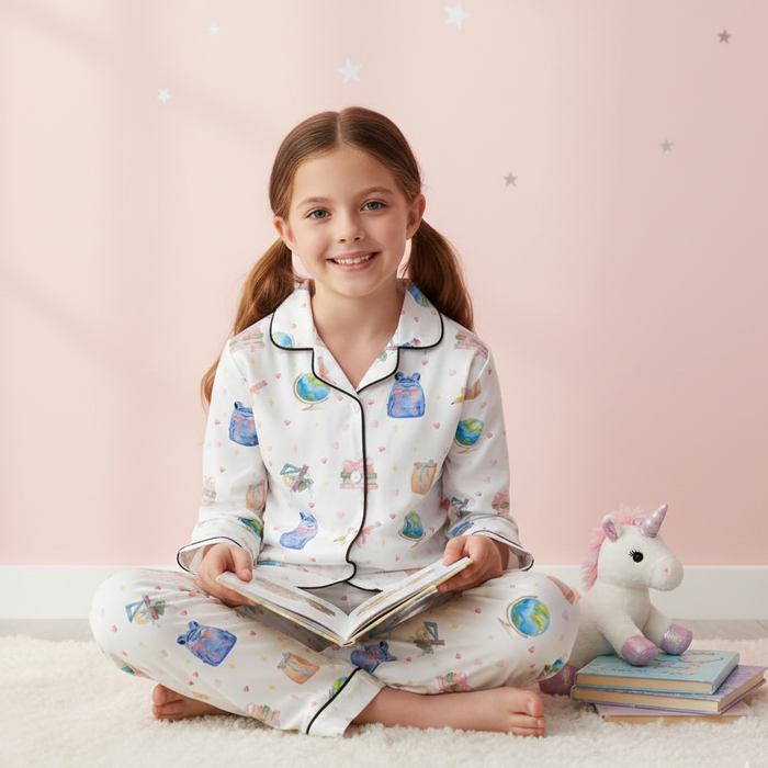 Back-to-School Adventures Kids Pajamas