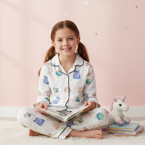 Back-to-School Adventures Kids Pajamas