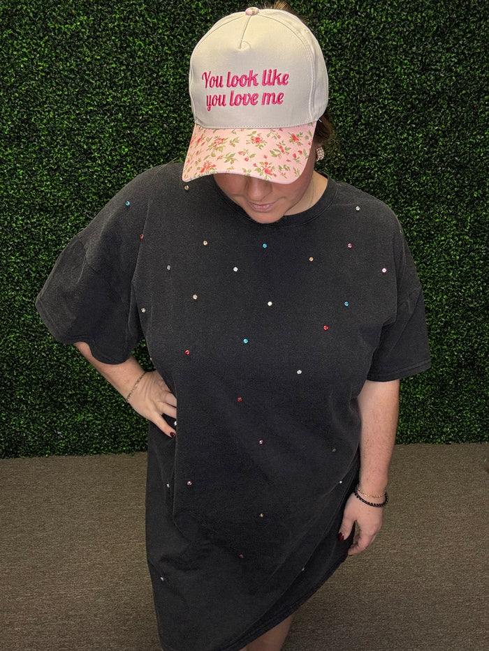 Baevely Black T-SHIRT DRESS
