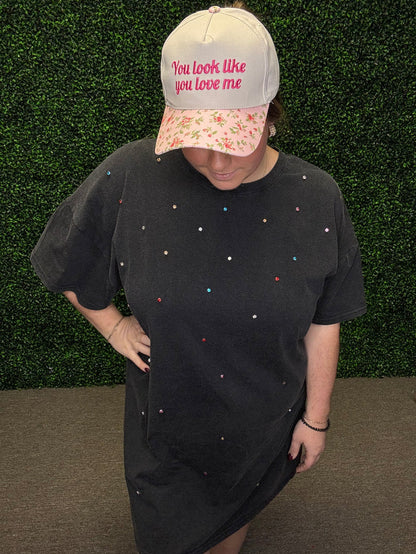 Baevely Black T-SHIRT DRESS