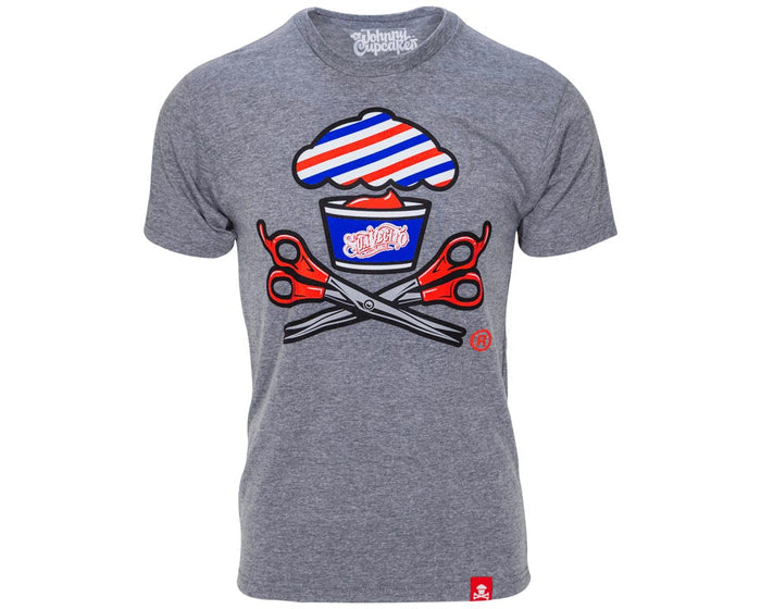 Barber Shop Crossbones Tee - Front