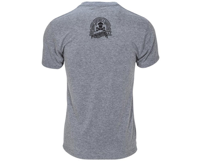 Barber Shop Crossbones Tee - Back