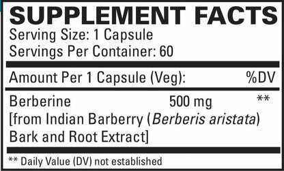 Berberine 500 mg by EuroMedica