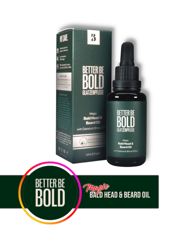 BETTER BE BOLD Magic Bald Head & Beard Oil - Lockhart's Authentic Grooming Company, LLC