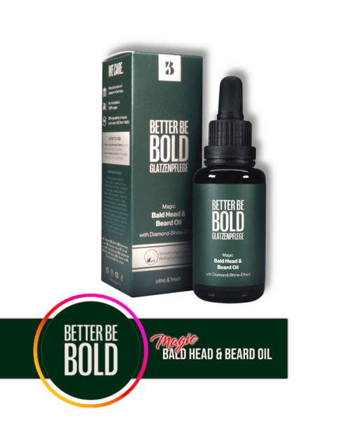 BETTER BE BOLD Magic Bald Head & Beard Oil - Lockhart's Authentic Grooming Company, LLC