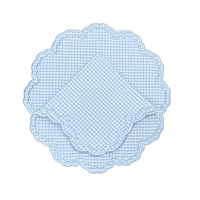 Bettina Napkin - Blue Gingham (Set of 4)