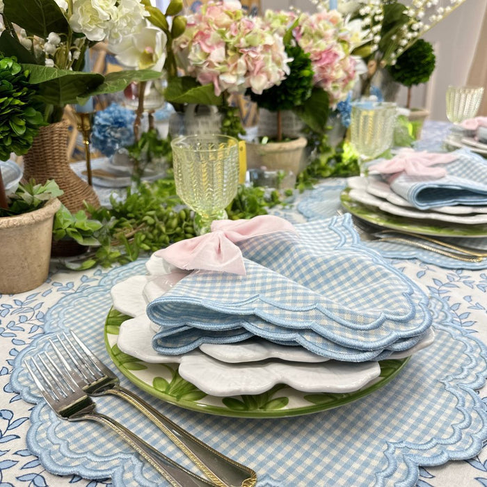 Bettina Napkin - Blue Gingham (Set of 4)