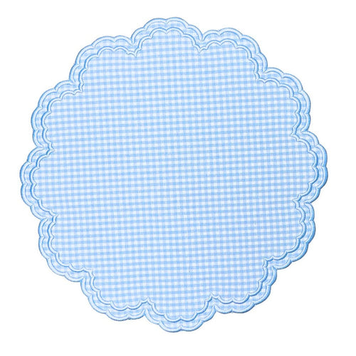 Bettina Placemat - Blue Gingham (Set of 4)