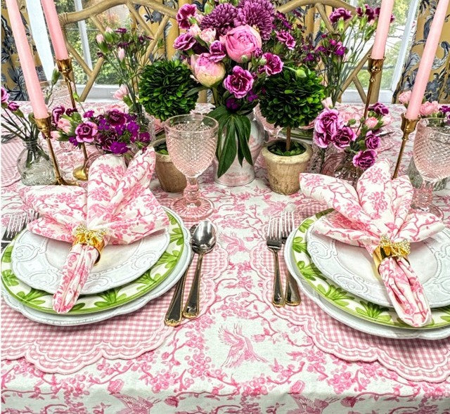 Bettina Placemat - Pink Gingham (Set of 4)