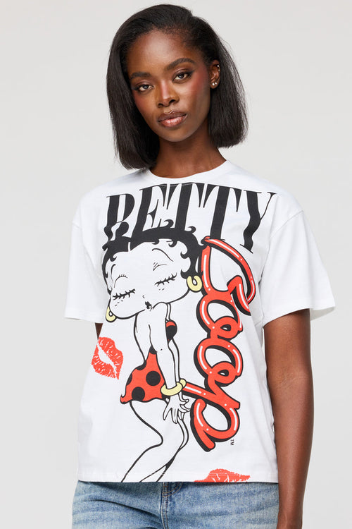 Betty Boop Graphic Boyfriend T-Shirt