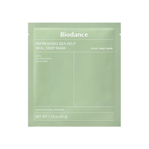 Biodance Refreshing Sea Kelp Sheet Face Mask 1pc Sachets/Units