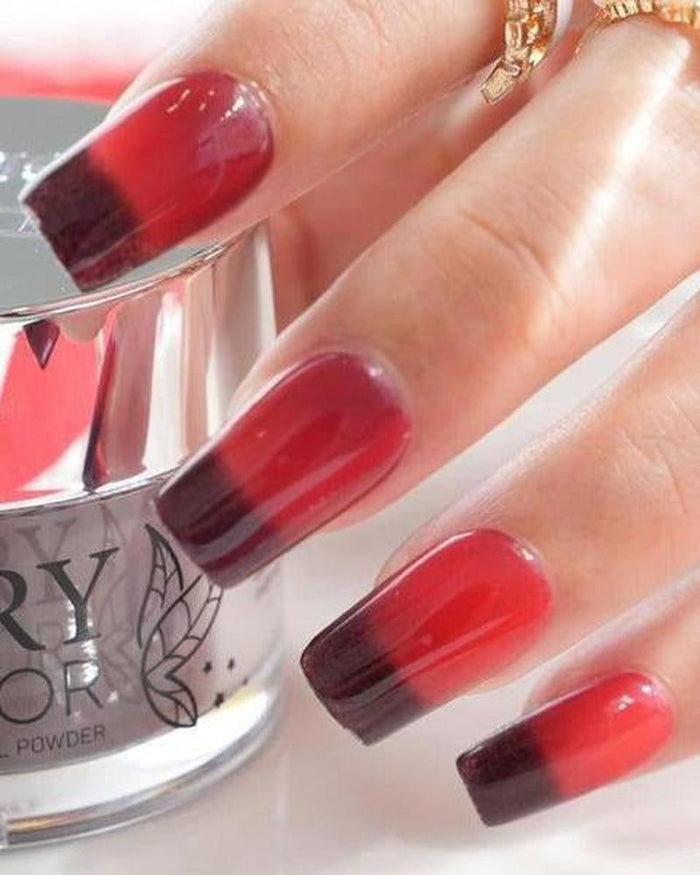 -Thermal (Color Changer)-Dip-Nail-Powder-Black Heart-Fairy-Glamor