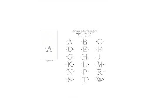 Black Initial Guest Box